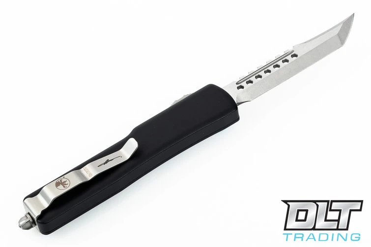 Microtech 419-10S UTX-70 Hellhound - Black Handle - Stonewashed Blade - Signature Series 2 Microtech 419-10S UTX-70 Hellhound - Black Handle - Stonewashed Blade - Signature Series - Image 2