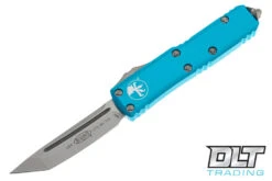 Microtech 233-10TQ UTX-85 T/E - Turquoise Handle - Stonewashed Blade