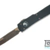 Microtech 148-13AP UTX-70 S/E - Black Handle - Bronze Apocalyptic Blade