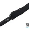 Microtech 702-1DLCTSH Hera D/E - Black Handle - DLC Blade