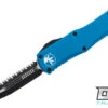 Microtech 702-3BL Hera D/E - Blue Handle - Black Blade