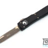 Microtech 121-13AP Ultratech S/E - Black Handle - Bronze Apocalyptic Blade