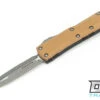 Microtech 122-10APGTTAS Ultratech D/E - Tan G-10 - Apocalyptic Blade - Signature Series
