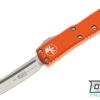 Microtech 233-4OR UTX-85 T/E - Orange Handle - Satin Blade