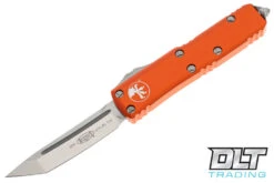 Microtech 233-4OR UTX-85 T/E - Orange Handle - Satin Blade