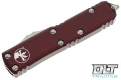Microtech 232-10MR UTX-85 D/E - Merlot Red Handle - Stonewashed Blade -Knife Online Shop microtech knives 83048 11243.1661887977