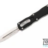 Microtech 225-4 Dirac D/E - Black Handle - Satin Blade