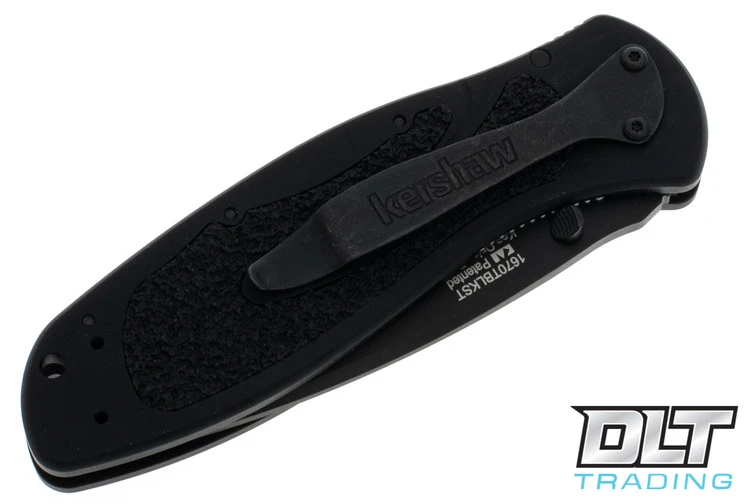 Kershaw Ken Onion Blur - Black Tanto Blade - Partially Serrated 4 Kershaw Ken Onion Blur - Black Tanto Blade - Partially Serrated - Image 4