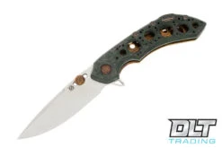 Olamic Cutlery Wayfarer 247 Purist - Satin - Fat Carbon Green Dark Matter & Neontropic -…