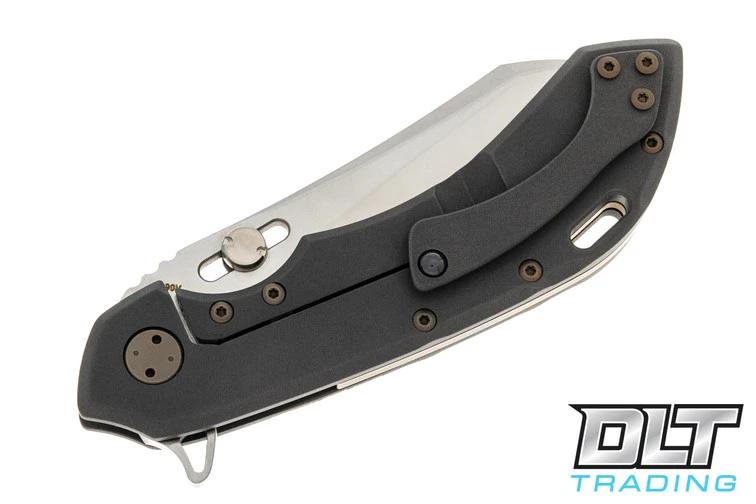 Olamic Cutlery Wayfarer 247 Wharning - Satin Blade - Dark Blasted - Mammoth Molar Stripe… 5 Olamic Cutlery Wayfarer 247 Wharning - Satin Blade - Dark Blasted - Mammoth Molar Stripe… - Image 5