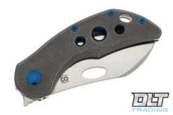 Olamic Cutlery Busker Largo - Satin - Kinetic Mist - Blue Accents - 392 -Knife Online Shop olamic busker 504224 58750.1651689819