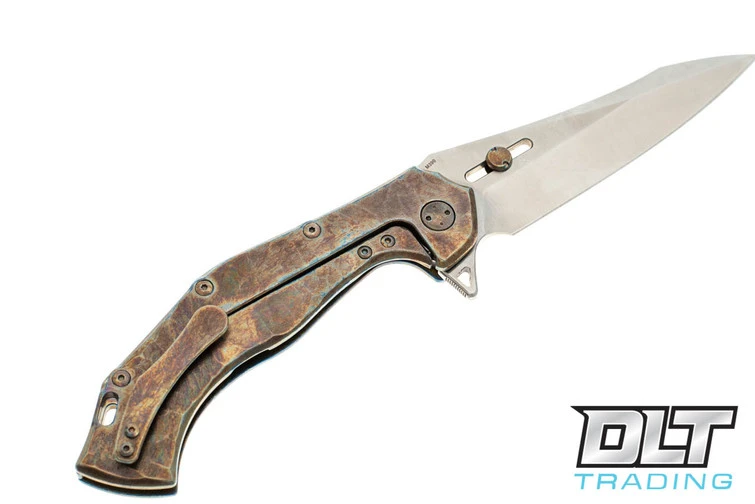 Olamic Cutlery Soloist Agent - Satin Blade - Neontropic Handle - Rocks Sculpted Handle -… 2 Olamic Cutlery Soloist Agent - Satin Blade - Neontropic Handle - Rocks Sculpted Handle -… - Image 2