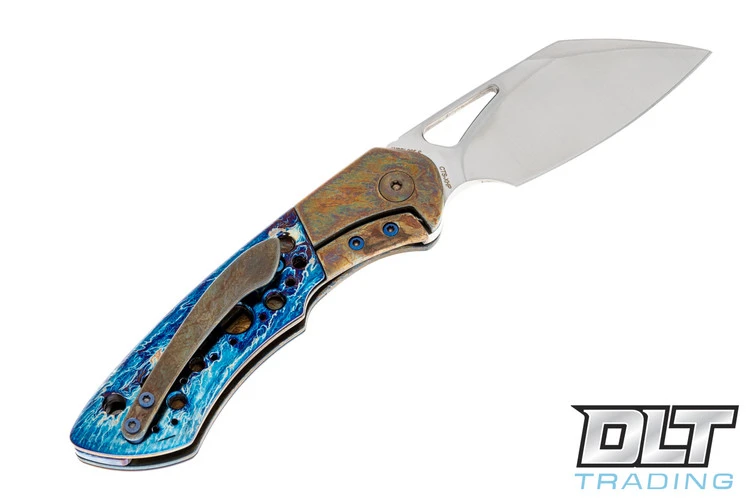 Olamic Cutlery WhipperSnapper Bolsterlock Sheepsfoot - Satin Blade - Neontropic Bolster … 2 Olamic Cutlery WhipperSnapper Bolsterlock Sheepsfoot - Satin Blade - Neontropic Bolster … - Image 2