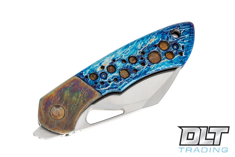 Olamic Cutlery WhipperSnapper Bolsterlock Sheepsfoot - Satin Blade - Neontropic Bolster … 4 Olamic Cutlery WhipperSnapper Bolsterlock Sheepsfoot - Satin Blade - Neontropic Bolster … - Image 4