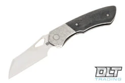 Olamic Cutlery WhipperSnapper Bolsterlock Wharncliffe - Satin Blade - Frosty Bolster - M…