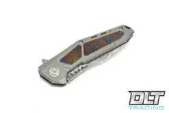 Reate Knives Reate K-3 - Titanium - Mokuti Inlay - Damasteel Tanto Blade -Knife Online Shop reate knives 813229 43733.1628880562