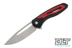 Sharp By Design Apex Drop Point Flipper - Black & Red - S90V Blade
