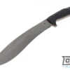 Sliwkosky Kukri - Black G-10 - Orange Liners