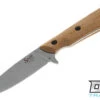Smith & Sons Comanche Bushcraft 3V - Natural Canvas Micarta - Adventure Carry Sheath