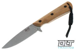 Smith & Sons Comanche Bushcraft 3V - Natural Canvas Micarta - Adventure Carry Sheath