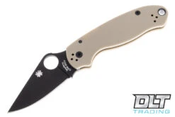 Spyderco Para 3 Tan G-10 - Black 20CV Blade