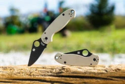 Spyderco Para 3 Tan G-10 - Black 20CV Blade -Knife Online Shop spyderco para3 banner 1019326 20713.1666214587